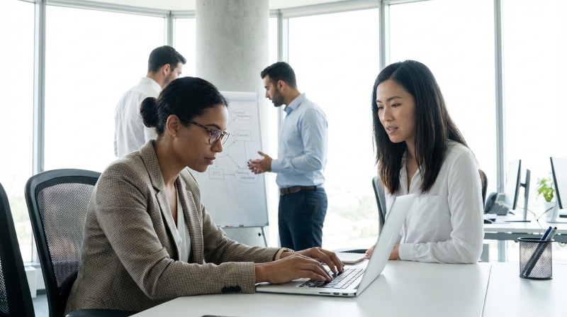 Profesional trabajando
