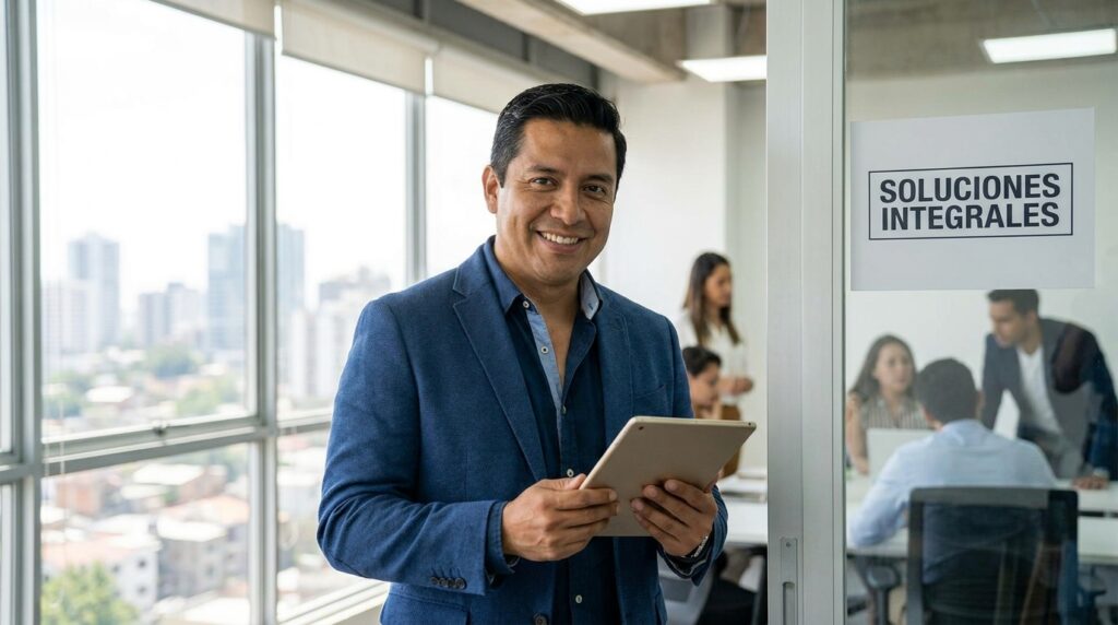 Profesional trabajando